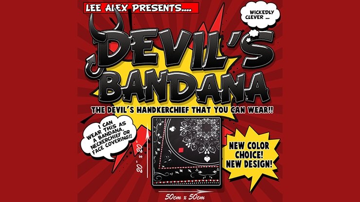 Devils Bandana (Black) by Lee Alex - Merchant of Magic