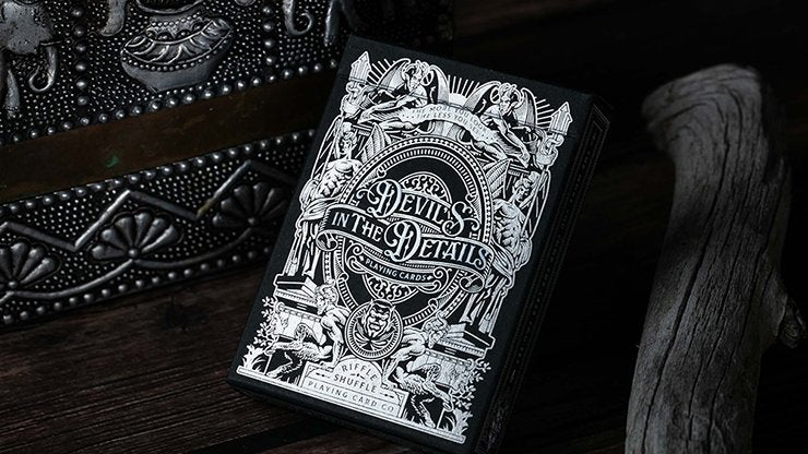 Devils in the Details Sinful Silver Playing Cards by Riffle Shuffle - Merchant of Magic