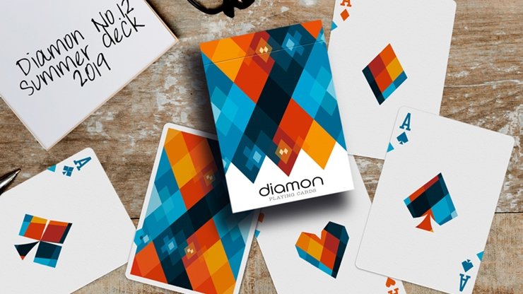 Diamon Playing Cards N° 12 Summer 2019 Playing Cards by Dutch Card House Company - Merchant of Magic