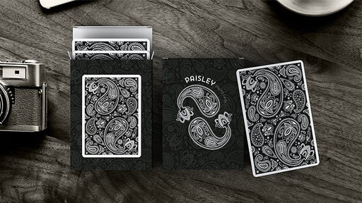 Diamon Playing Cards Paisley Edition (Black) - Merchant of Magic