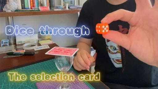 Dice Through Card by Dingding video - INSTANT DOWNLOAD - Merchant of Magic