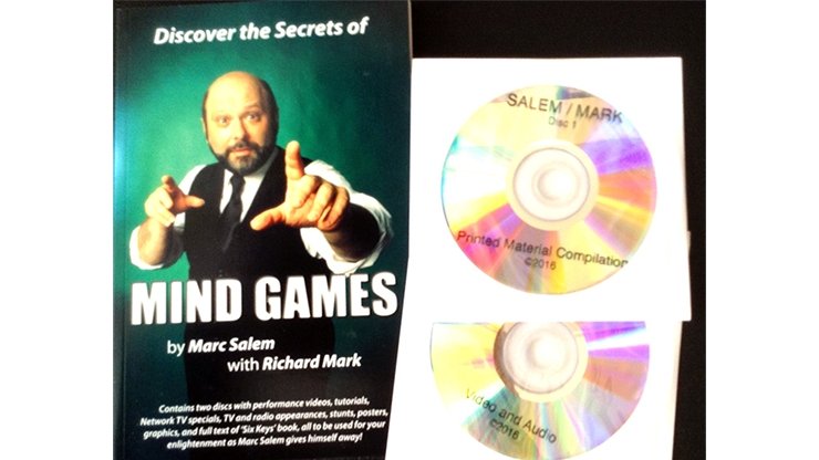 Discover the Secrets of MIND GAMES by Marc Salem with Richard Mark - Book - Merchant of Magic