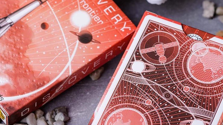 Discovery Final Frontier (Red) Playing Cards by Elephant Playing Cards - Merchant of Magic
