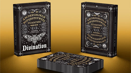 Divination (Black) Playing Cards by Midnight Cards - Merchant of Magic