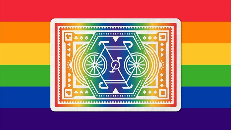 DKNG Rainbow Wheels (Orange) Playing Cards by Art of Play - Merchant of Magic