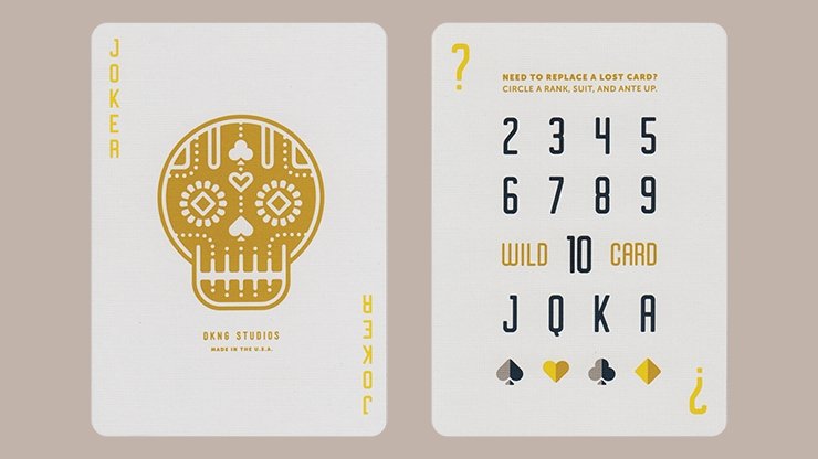 DKNG (Yellow Wheel) Playing Cards by Art of Play - Merchant of Magic