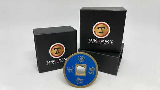 Dollar Size Chinese Coin (Blue) by Tango (CH030) - Merchant of Magic