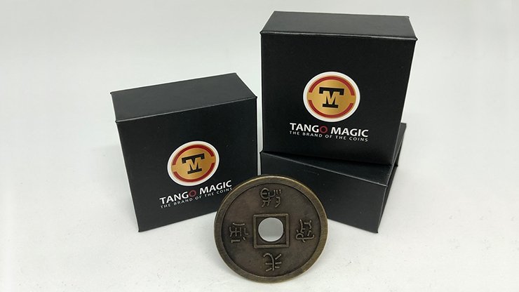 Dollar Size Chinese Coin (Brass) by Tango - Merchant of Magic