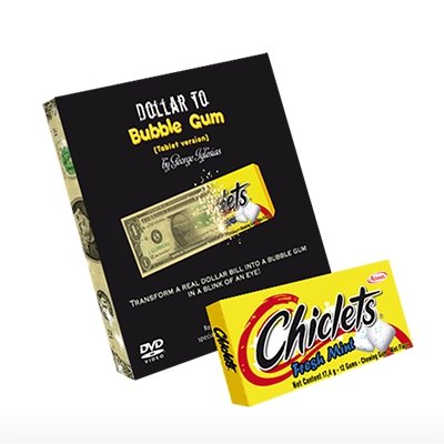 Dollar to Bubble Gum (Chiclets) by Twister Magic - Merchant of Magic