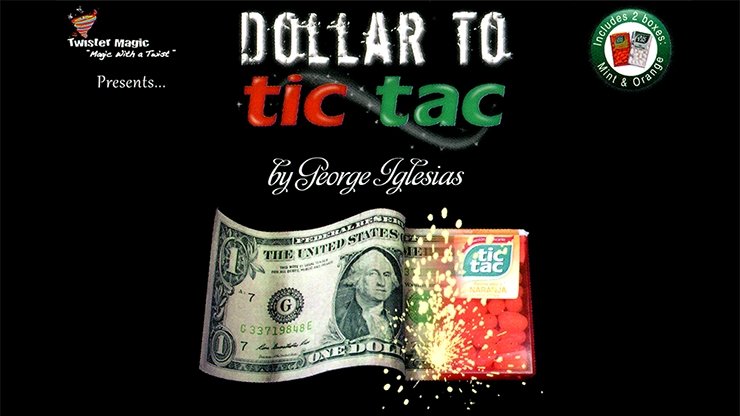 Dollar to tic-tac by Twister Magic - Merchant of Magic