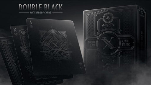 Double Black Waterproof Playing Cards - Merchant of Magic