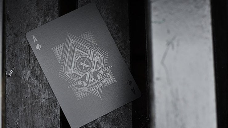 Double Black Waterproof Playing Cards - Merchant of Magic