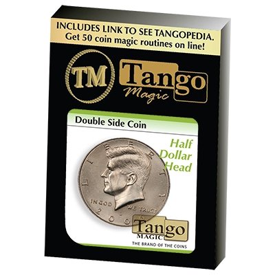 Double Side Half Dollar (Heads) (D0035H) by Tango Magic - Merchant of Magic