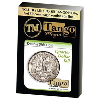 Double Side Quarter (Tails)(D0036) by Tango Magic - Merchant of Magic