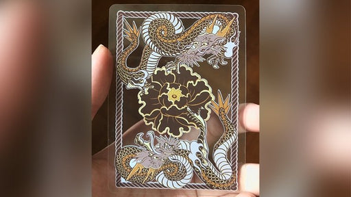 Dragon Transparent Playing Cards (Mighty Black) - Merchant of Magic