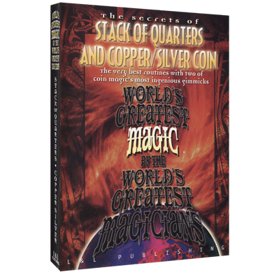 Stack Of Quarters And Copper/Silver Coin - Worlds Greatest Magic - INSTANT DOWNLOAD - Merchant of Magic Magic Shop
