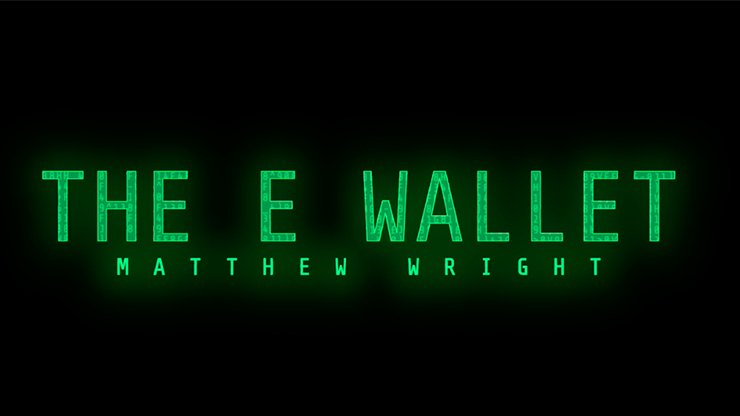 E Wallet BLACK by Matthew Wright - Merchant of Magic