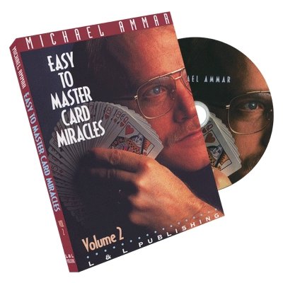 Easy to Master Card Miracles Volume 2 by Michael Ammar - DVD - Merchant of Magic