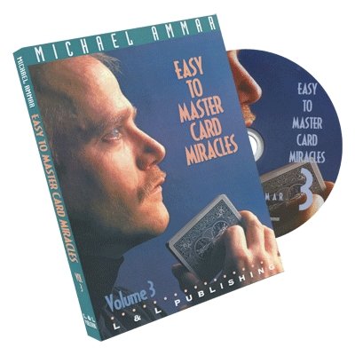 Easy to Master Card Miracles Volume 3 by Michael Ammar - DVD - Merchant of Magic