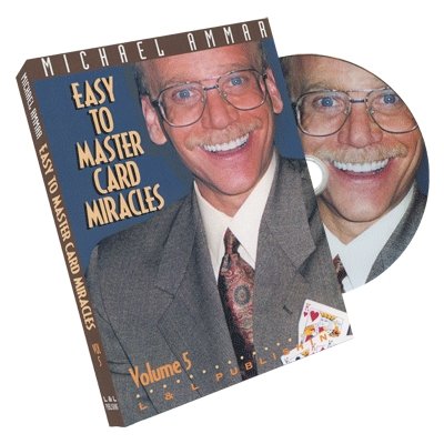 Easy to Master Card Miracles Volume 5 by Michael Ammar - DVD - Merchant of Magic