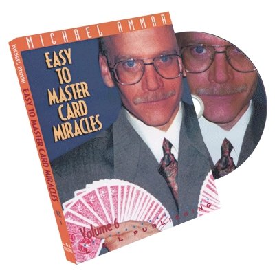 Easy to Master Card Miracles Volume 6 by Michael Ammar - DVD - Merchant of Magic