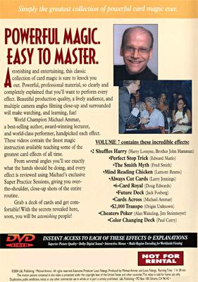 Easy To Master Card Miracles - Volume 7 by Michael Ammar - DVD - Merchant of Magic