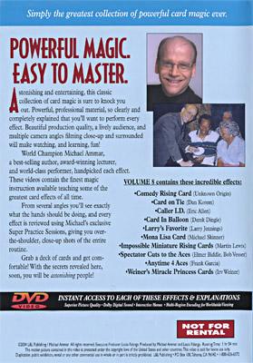 Easy To Master Card Miracles Volume 8 by Michael Ammar - DVD - Merchant of Magic