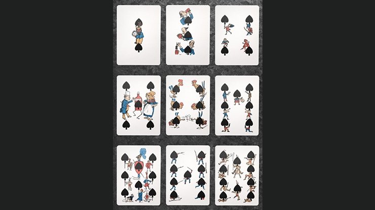 Eclipse Comic (Red) Vintage Transformation Playing Cards - Merchant of Magic