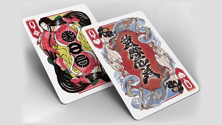 Edo Karuta (Red) Playing Cards - Merchant of Magic