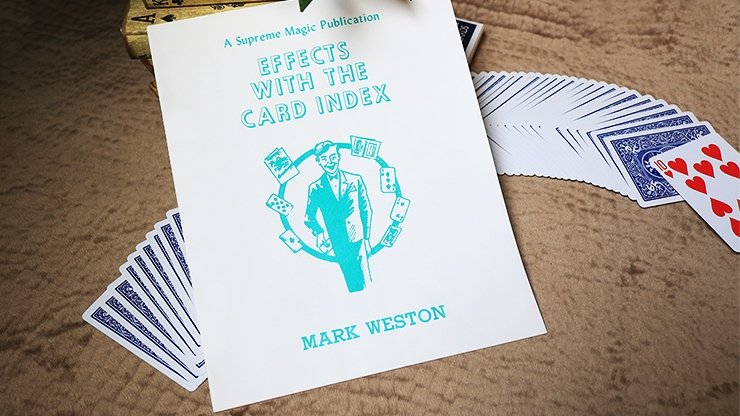 Effects with the Card Index by Mark Weston - Book - Merchant of Magic