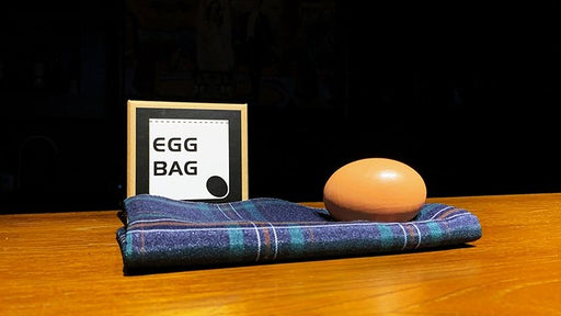 EGG BAG BLUE PLAID by Bacon Magic - Trick - Merchant of Magic