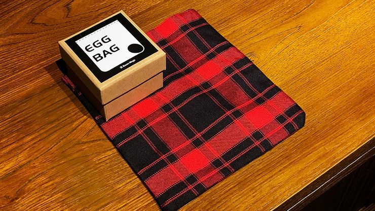 EGG BAG RED PLAID by Bacon Magic - Trick - Merchant of Magic