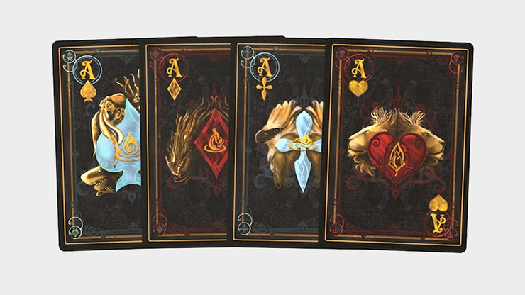 Elements Playing Cards (Gilded) by ChrisCards - Merchant of Magic