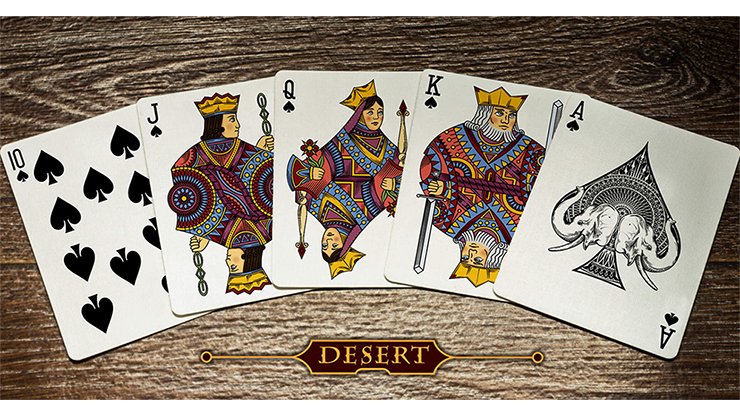 Elephant Playing Cards (Desert) - Merchant of Magic