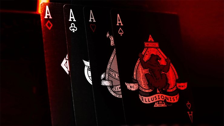 Ellusionist Deck: Black Anniversary Edition Playing Cards - Merchant of Magic