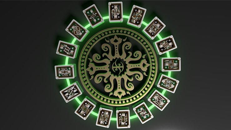 Emerald Princess Foiled Edition Playing Cards- Grandmasters - Merchant of Magic