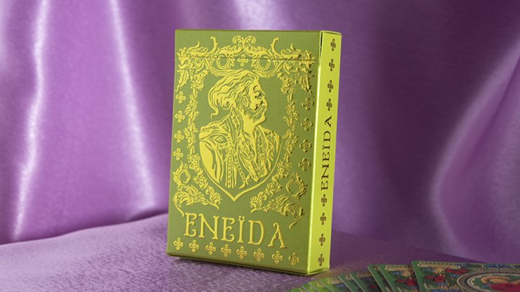 Eneida: Love (Green) Playing Cards - Merchant of Magic