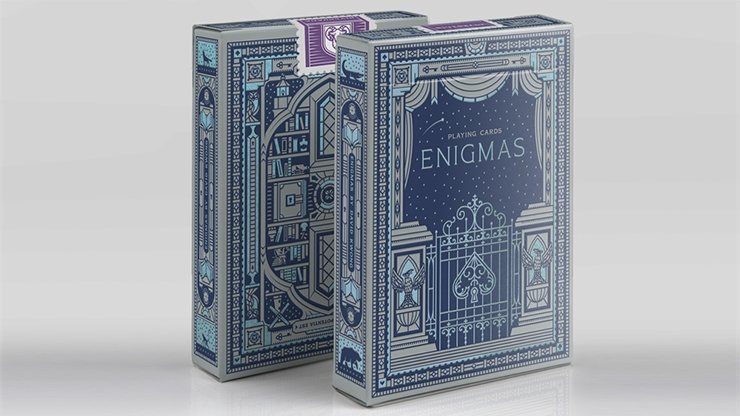 ENIGMAS Puzzle Hunt (Blue) Playing Cards - Merchant of Magic