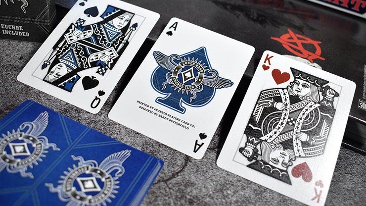 Euchre Loner Hand Playing Cards by Midnight Cards - Merchant of Magic