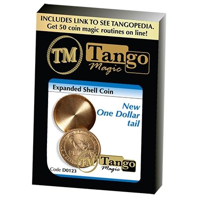 Expanded Shell New One Dollar (Tails) by Tango Magic - Merchant of Magic