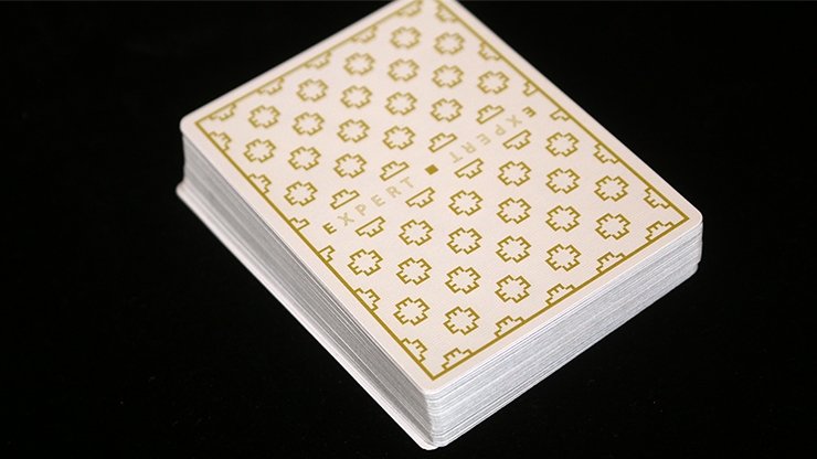 Expert At The Card Table (White) Playing Cards - Merchant of Magic