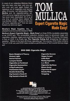 Expert Cigarette Magic Made Easy - Vol.1 by Tom Mullica - DVD - Merchant of Magic