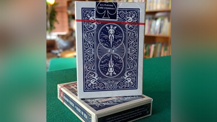 Experts Thin Crushed Rider Back Back (Blue) Playing Cards - Merchant of Magic