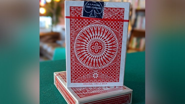 Experts Thin Crushed Tally Ho Circle Back (Red) Playing Cards - Merchant of Magic