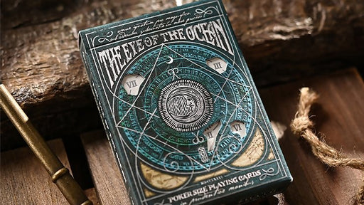 Eye of the Ocean Lunae (Teal) Playing Cards - Merchant of Magic