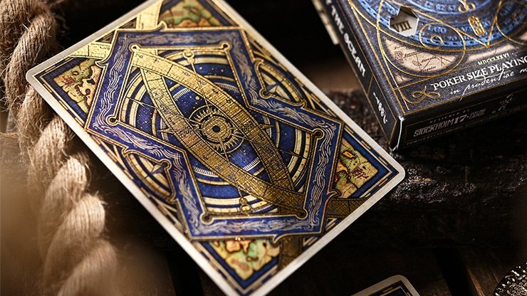 Eye of the Ocean Solis (Blue) Playing Cards - Merchant of Magic