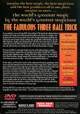 Fabulous Three Ball Trick ( Worlds Greatest Magic ) - DVD - Merchant of Magic