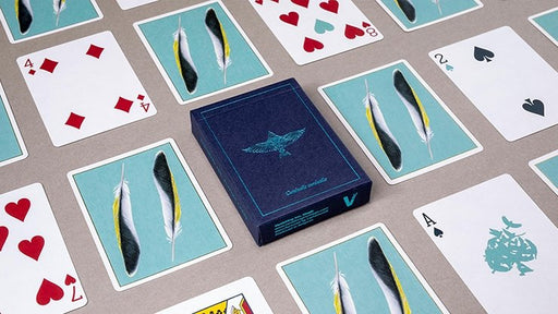 Feather Deck: Goldfinch Edition (Teal) by Joshua Jay - Merchant of Magic