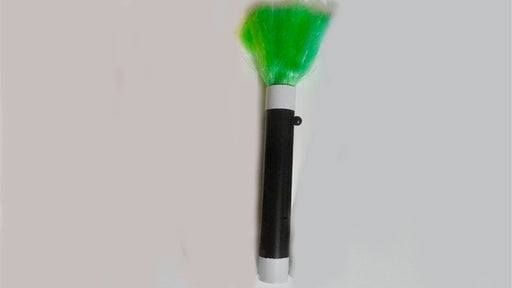 Feather Duster Wand (GREEN)- Silly Billy - Merchant of Magic