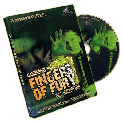 Fingers of Fury Vol.2 (Death By Cards) by Alan Rorrison & Big Blind Media - DVD - Merchant of Magic
